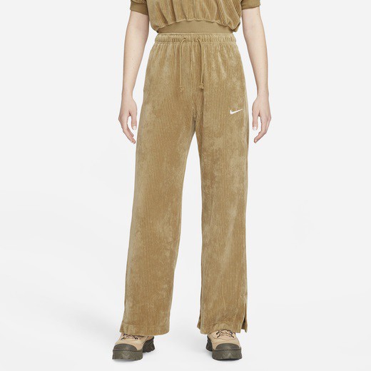 ナイキ レディース スウェットパンツ Nike NSW Velour Pant Wide - Tan