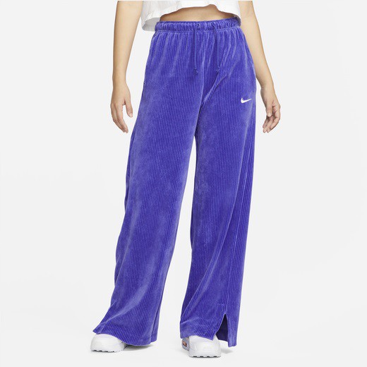 ナイキ レディース スウェットパンツ Nike NSW Velour Pant Wide - Lapis