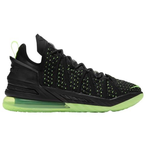 ナイキ メンズ バッシュ Nike LeBron 18 - Black/Electric Green/Black