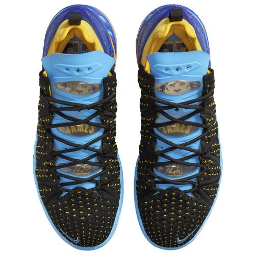 ナイキ メンズ バッシュ Nike LeBron 18 - Black/Univ Gold /Coast