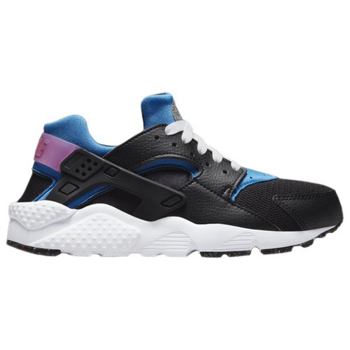ナイキ キッズ スニーカー Nike Huarache Run GS - Black/Mint Foam/Light Photo Blue