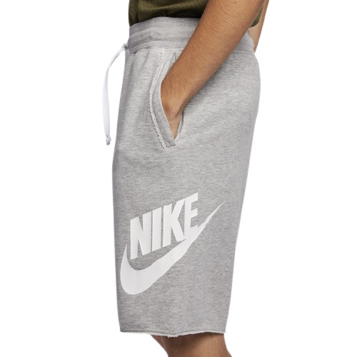 ナイキ メンズ ショーツ Nike Alumni Shorts - Dark Grey Heather/Dark Grey Heather/White_2