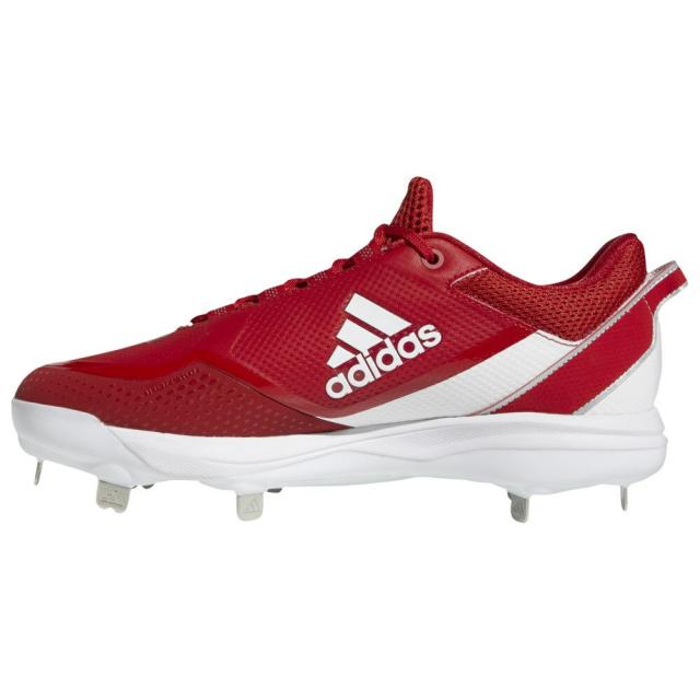 アディダス メンズ 野球 スパイク adidas Icon 7 - White/Team Power Red/Solar Red