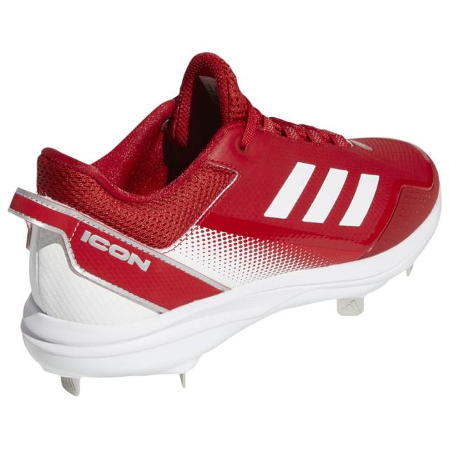 アディダス メンズ 野球 スパイク adidas Icon 7 - White/Team Power Red/Solar Red