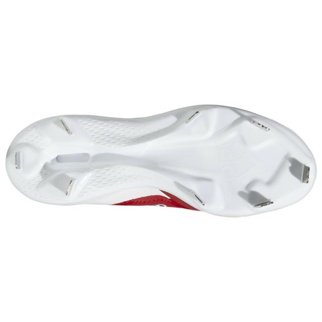 アディダス メンズ 野球 スパイク adidas Icon 7 - White/Team Power Red/Solar Red