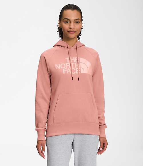 ノースフェイス レディース パーカー Women's Luxe Half Dome Pullover Hoodie - Rose Dawn/Rose Dawnの通販は