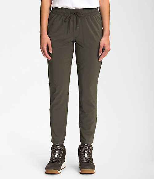 ノースフェイス レディース パンツ Women’s Never Stop Wearing Ankle Pant - New Taupe Green - Four Leaf Clover