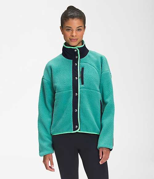 ノースフェイス レディース ジャケット The North Face Women’s Cragmont Fleece Jacket - Porcelain Green/Aviator Navyの通販は