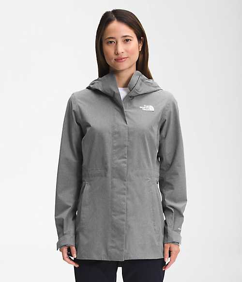 ノースフェイス レディース ジャケット The North Face Women’s City Breeze Rain Jacket - TNF Medium Grey Heather