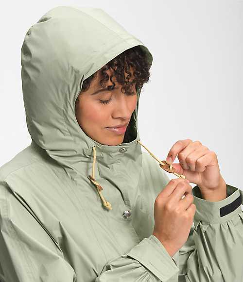 ノースフェイス レディース ジャケット The North Face Women’s 78 Rain Top Jacket - Tea Green