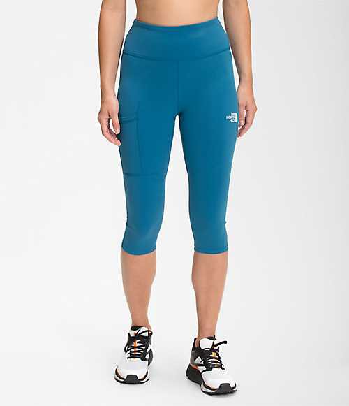 ノースフェイス レディース レギンス Women’s Movmynt Capri - Banff Blue