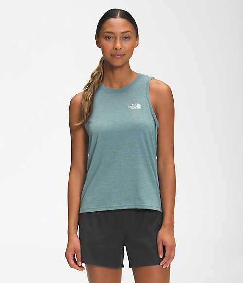 ノースフェイス レディース タンクトップ The North Face Women's Simple Logo Tri-Blend Tank  Goblin Blue Heatherの通販はau PAY マーケット troisHOMME(トロワオム) au PAY マーケット－通販サイト