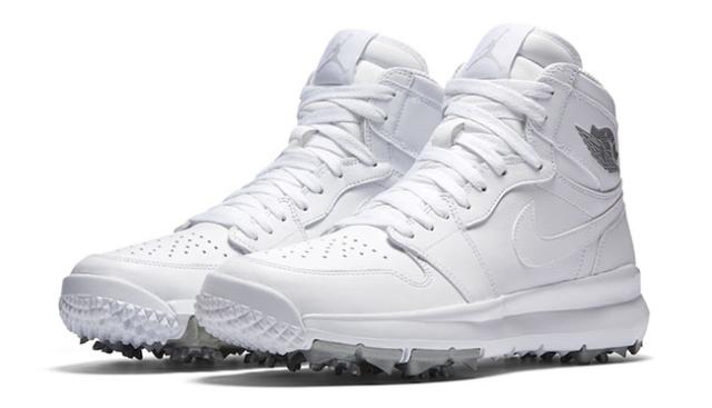 ジョーダン メンズ 28.5cm ゴルフシューズ Jordan 1 Retro Golf Cleat - White Metallicの通販は