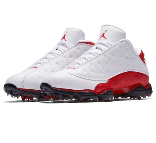 ジョーダン メンズ 30.0cm ゴルフシューズ Jordan 13 Retro Golf Cleat - White Red