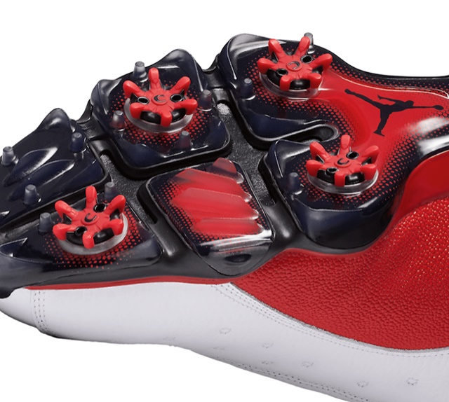 ジョーダン メンズ 30.0cm ゴルフシューズ Jordan 13 Retro Golf Cleat - White Red