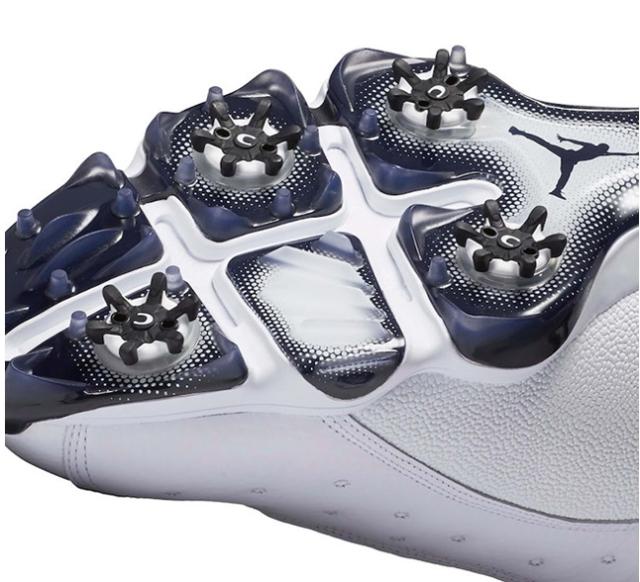 ジョーダン メンズ 27.5cm ゴルフシューズ Jordan 13 Retro Golf Cleat - White Black