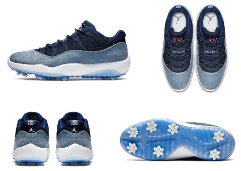 ジョーダン メンズ 27.5cm ゴルフシューズ Jordan 11 Retro Low Golf - No Denim Allowed