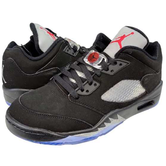 ジョーダン メンズ 27.5cm ゴルフシューズ Jordan 5 Retro Low Golf - Black Metallic