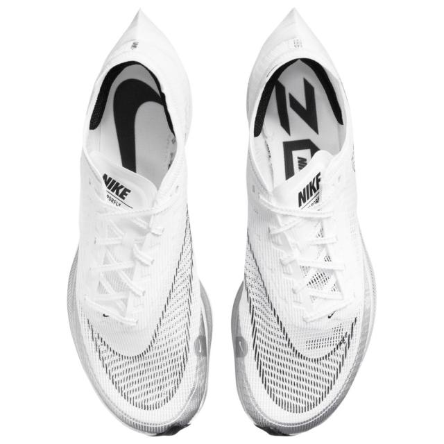 ナイキ メンズ ランニングシューズ Nike ZoomX Vaporfly Next% 2 - White/Black/Metallic Silver_3