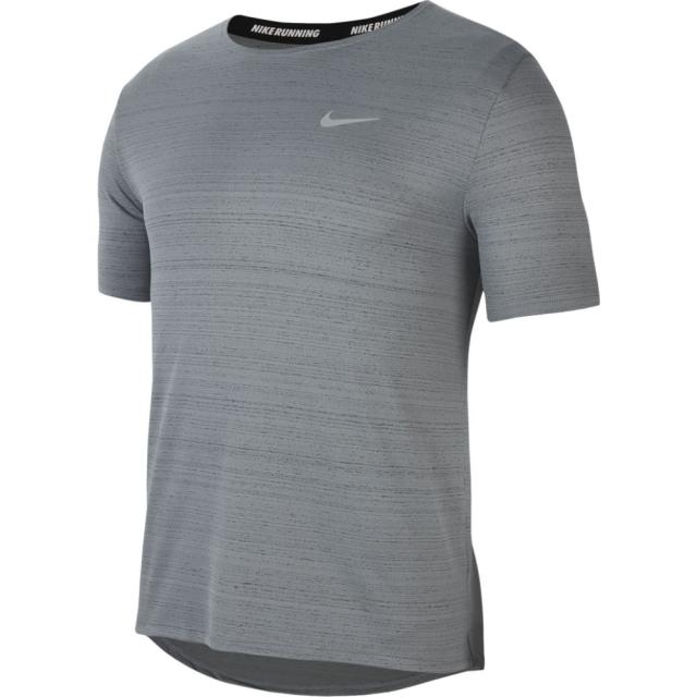 ナイキ メンズ Tシャツ Nike Dry Miler Short Sleeve Top 半袖 Smoke Grey/Reflective Silver