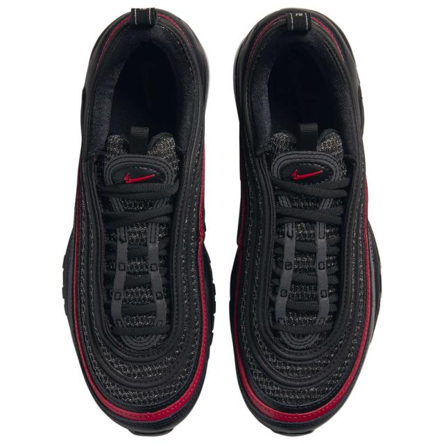 ナイキ エア マックス９７ レディース Nike Air Max 97 スニーカー Black/University Red/Metallic Silver | VD / U Complete Me_3