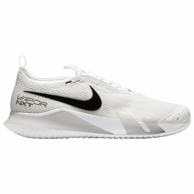 ナイキ メンズ テニスシューズ Nike React Vapor NXT HC - White/Black/Grey Fog