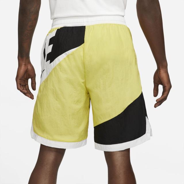 ナイキ メンズ ショーツ Nike Throwback Futura Shorts - Saturn Gold/Black/White_1