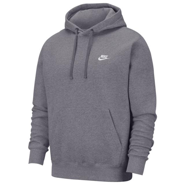 ナイキ メンズ パーカー Nike Club Pullover Hoodie フーディー プルオーバー Charcoal Heather/Anthracite/White