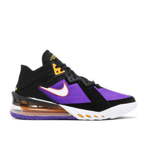 ナイキ メンズ バッシュ Nike LeBron XVIII 18 Low - Black/White/Fierce Purple