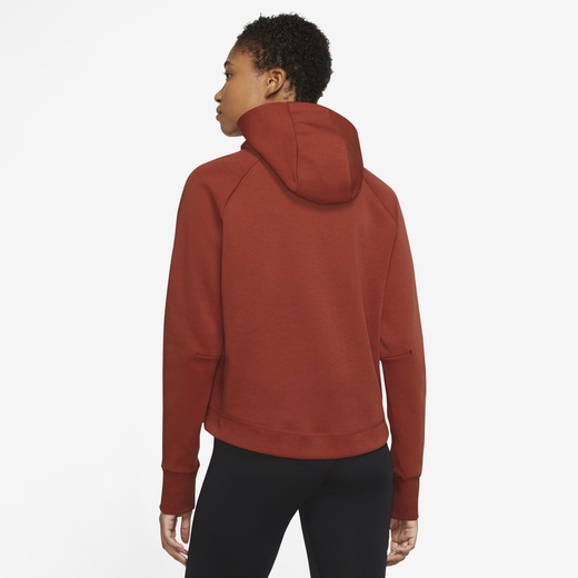 ナイキ レディース パーカー Nike NSW Tech Fleece WR Full-Zip Hoodie - Orange/White_1