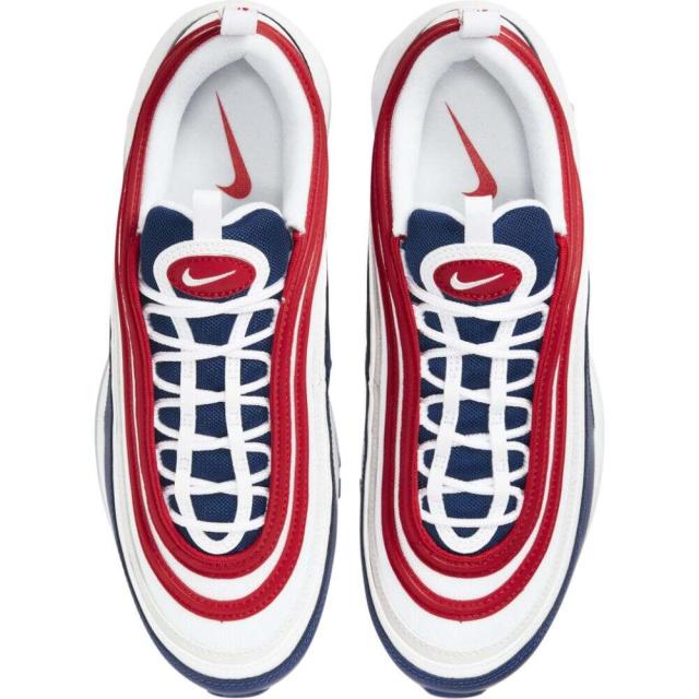ナイキ メンズ エア マックス９７ Nike Air Max '97 スニーカー White/University Red/Deep Royal_3