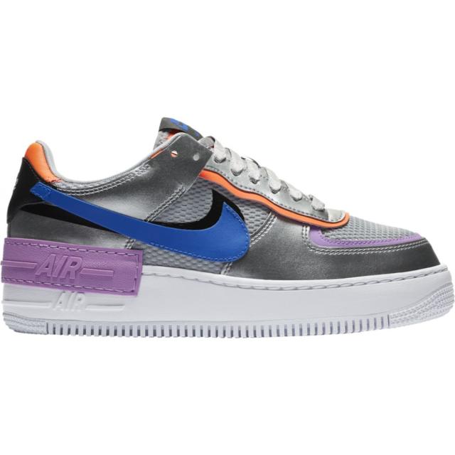 ナイキ レディース スニーカー Nike Air Force 1 Shadow カジュアルシューズ llic Silver/Racer Blue/Fuchsia Glow