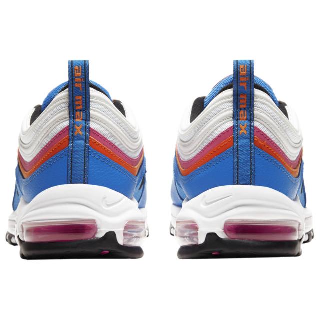 ナイキ メンズ エア マックス９７ Nike Air Max '97 スニーカー White/Black/Active Fuchsia/Magma Orange_2