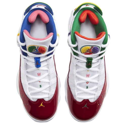 ジョーダン キッズ バッシュ Jordan 6 Rings GS スニーカー White/Rush