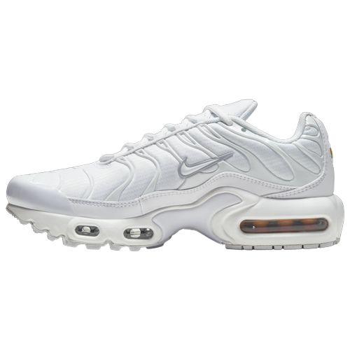 ナイキ キッズ スニーカー Nike Air Max Plus GS - White/White/Metallic Silver