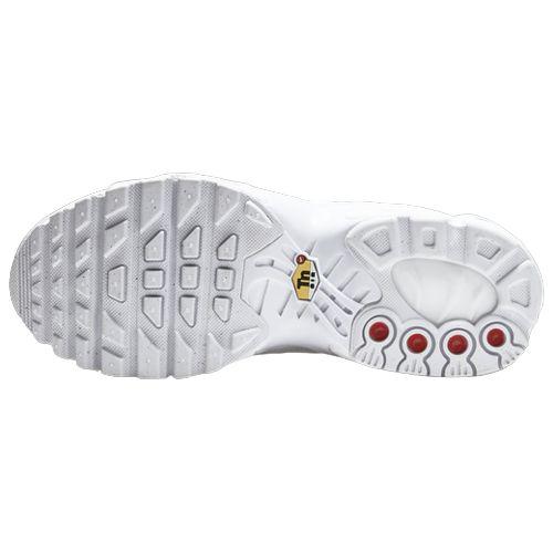 ナイキ キッズ スニーカー Nike Air Max Plus GS - White/White/Metallic Silver