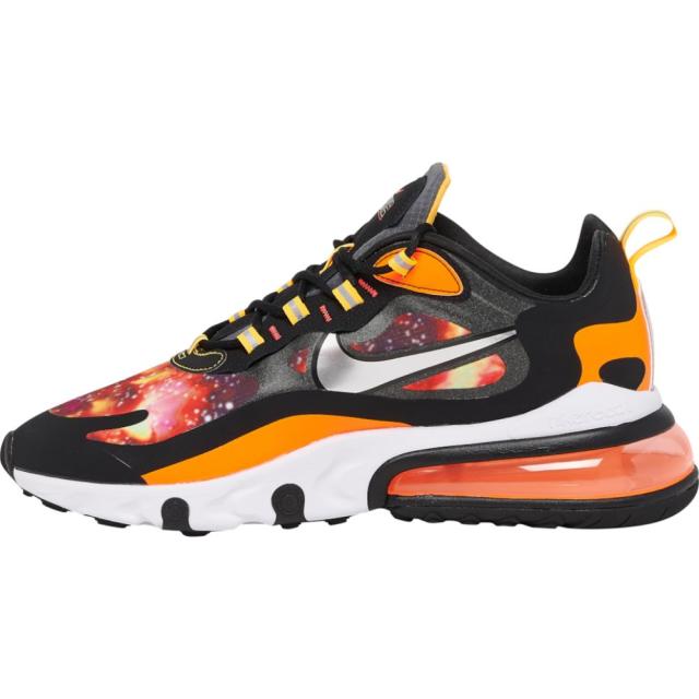 ナイキ メンズ エアマックス２７０ Nike Air Max 270 React スニーカー Black/Metallic Silver/White_1