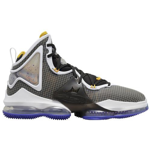 ナイキ メンズ バッシュ Nike LeBron XIX - Black/University Gold/Game Royal