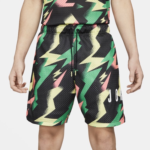 ジョーダン メンズ ショーツ Jordan Jumpman Air Mesh AOP Short - Sunset Pulse