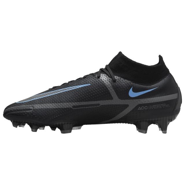 ナイキ メンズ サッカースパイク Nike Phantom GT2 Elite DF FG - Black/Black/Iron Grey_1