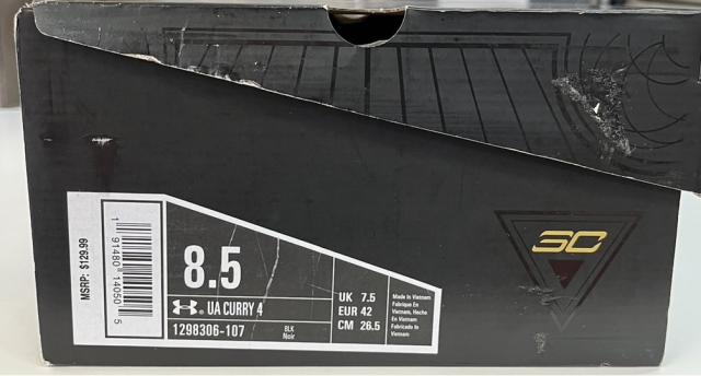 即納 アンダーアーマー メンズ カリー４バッシュ Under Armour Curry 4 "More Buckets" - Cool Grey_3