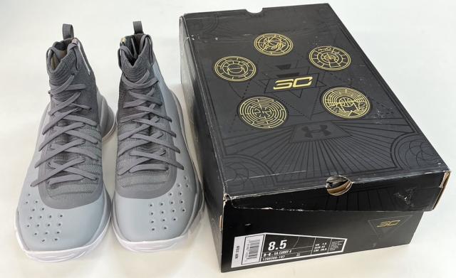 即納 アンダーアーマー メンズ カリー４バッシュ Under Armour Curry 4 "More Buckets" - Cool Grey_4