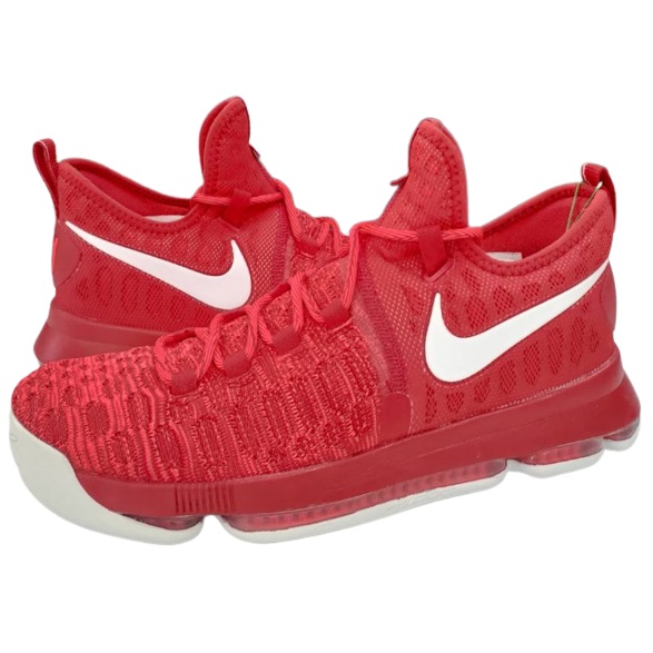 即納 ナイキ KD ９ メンズ バッシュ Nike Air Zoom KD 9  Flyknit - Red/White