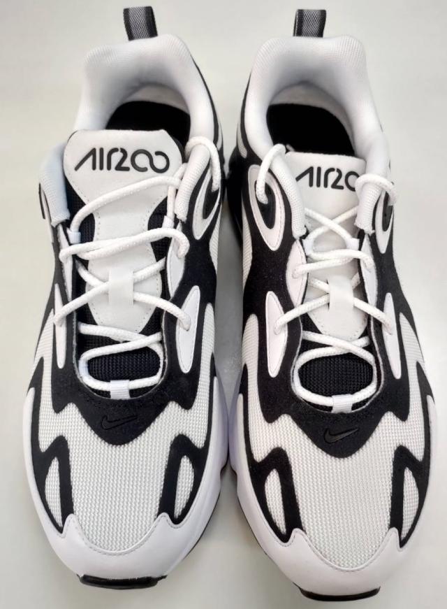 即納 ナイキ メンズ エアマックス２００ スニーカー Nike Air Max 200 - Black/White_2