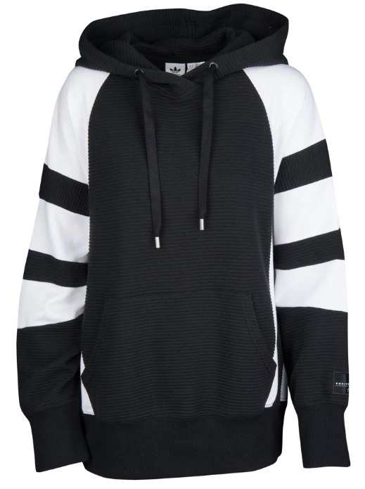 即納 アディダス オリジナルス レディース パーカー 長袖 adidas Originals Equipment Hoodie - Black/White 黒 ブラック 白 ホワイト