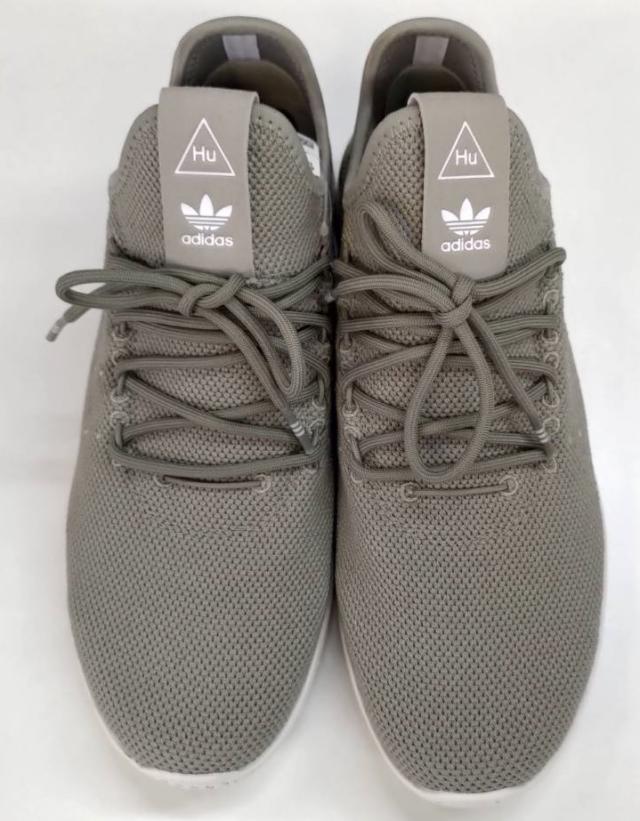 即納 アディダス メンズ テニス ファレルウィリアムス スニーカー adidas Originals PW Tennis HU - Tech Beige/Tech Beige/Chalk White_1
