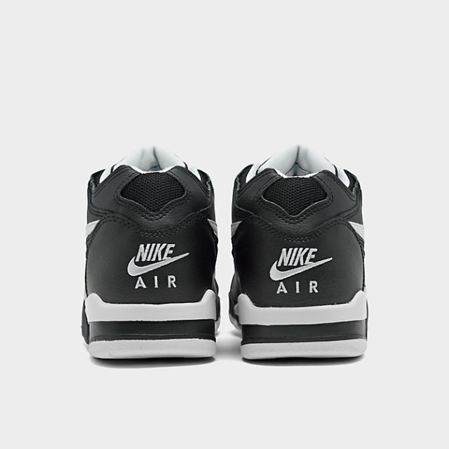 nike flight black and white