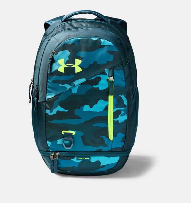 black and teal under armour backpack