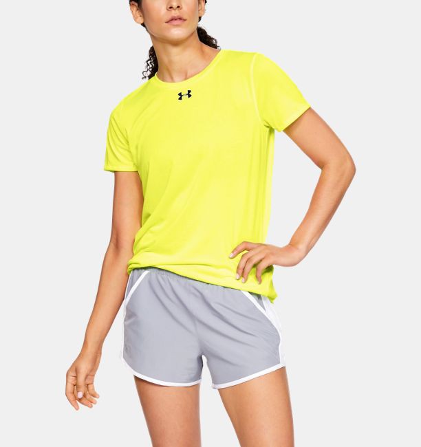 black and yellow under armour shirt