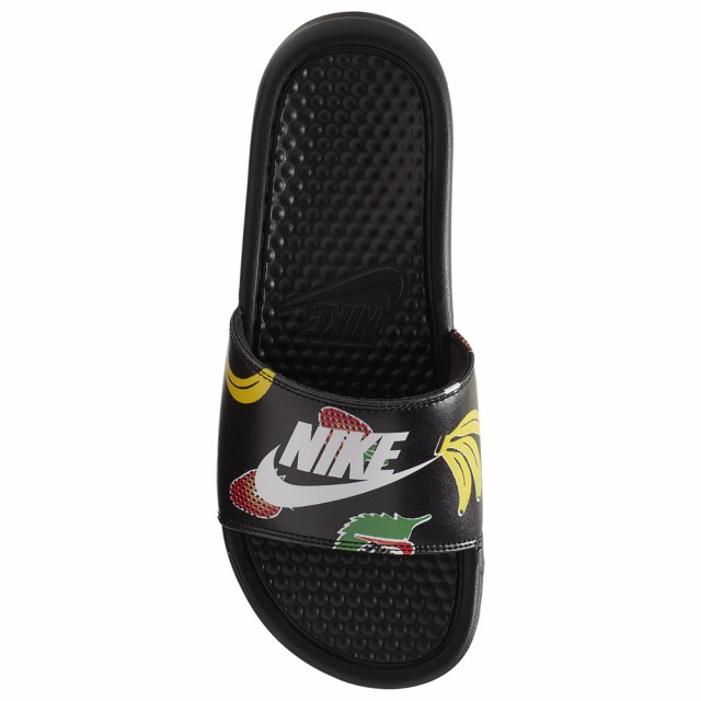 nike benassi jdi white black